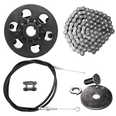 Imagem de Embreagem centrífuga, embreagem Go Kart, furo de 1,9 cm 10 dentes para corrente #40/41/420, substituição para mini bicicleta, Go Kart, predador 212, cortador de grama e motor Honda GC GX 2-6,5HP