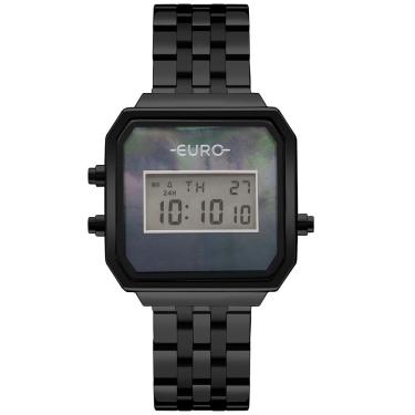 Imagem de Relógio Euro Feminino Fashion Fit Glam Preto - Eujhs06bac/4p Relógio Euro Feminino Ff Glam Preto - Eujhs06bac/4p