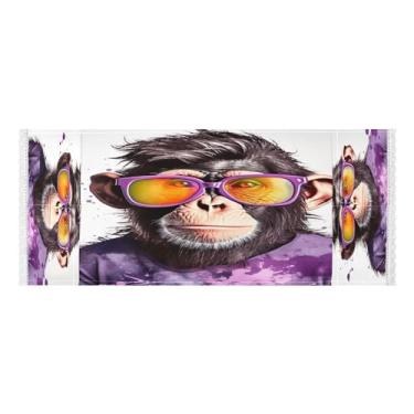 Imagem de Wassud Capas legais para lavadora e secadora de macacos, protetor de lavadora com sacos de armazenamento, capa de geladeira à prova de poeira com bolsos para lavanderia doméstica, cozinha, 120 x 55 cm