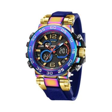 Imagem de Relógio Esportivo Masculino À Prova D'Água Colorido SMAEL Multifuncion