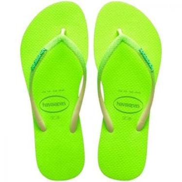 Imagem de Chinelo Havaianas Slim Glitter Neon-Feminino