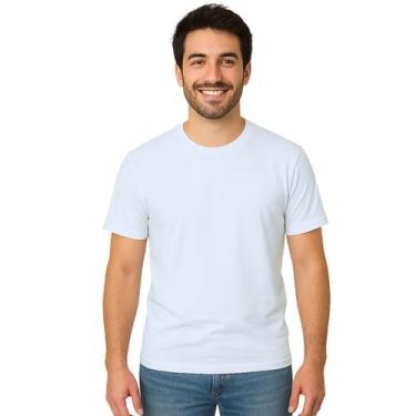 Imagem de Camiseta Branca 100% Poliéster para Sublimação - UseP4, Branco, Adulto