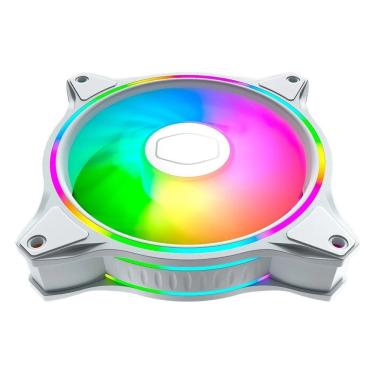 Imagem de Fan Gabinete Masterfan Mf120 Halo Rgb 120mm 3unid. Branco