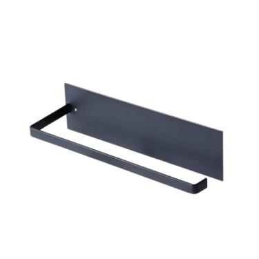 Imagem de Suporte de Papel Toalha Metal Adesivo, Prático para Rolo de Cozinha, Instalação Sem Furo(1)