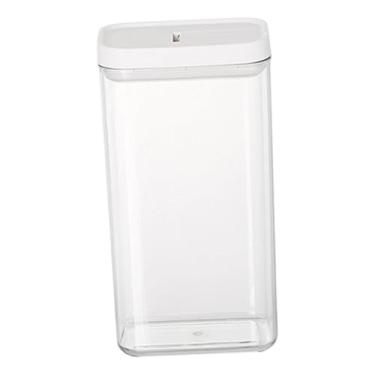 Imagem de Generic Pote organizador multifuncional transparente de 1200 ml para alimentos, utensílio de cozinha e recipiente para temperos.