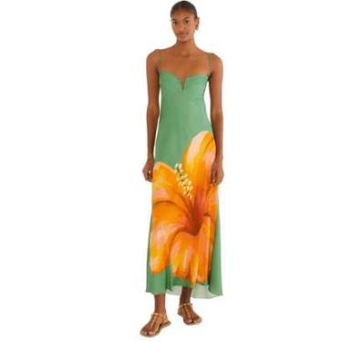 Imagem de Vestido Longo Farm Rio Reto Thalia-Feminino