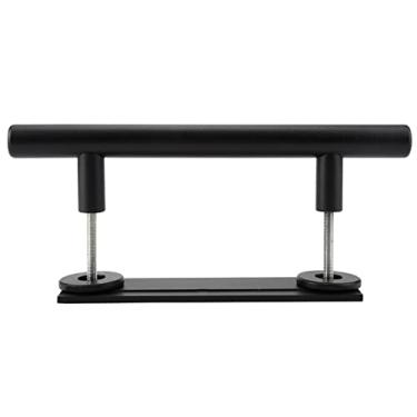 Imagem de GLOGLOW Maçaneta de Porta de Celeiro de Mão Em Mão, Aço Carbono, Estilo Vintage, 30x6,5 Cm, para Portões e Armários de Madeira Preto Deslizante Resistente Nan