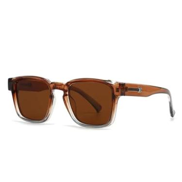 Imagem de VFDHN Óculos de Sol Fashion Retrô Masculino Feminino Luxo Preto Degradê UV400 (TYJ367-3)