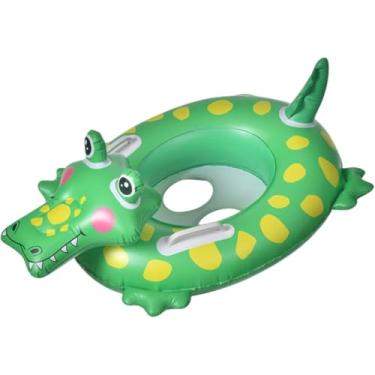 Imagem de Boia Infantil Jacaré com Assento – Flutuador Salva-Vidas para Crianças 1 a 3 Anos
