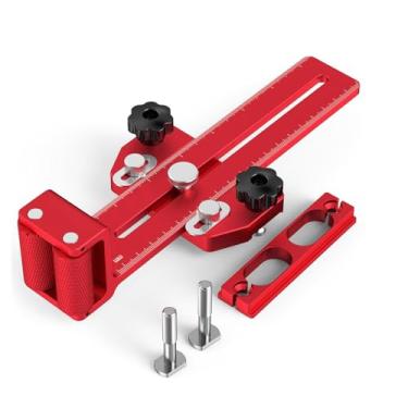 Imagem de FTVOGUE Gabarito de Rasgo Fino de Rolamento Duplo Rolo Recartilhado de 2 Polegadas Com Escala Gravada para Serra de Mesa Corte de Precisão Guia Ajustável de 2,5-9,4 Polegadas Se Encaixa