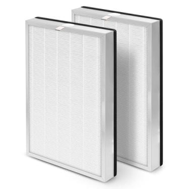 Imagem de Substituição de filtros Y1000 compatível com filtro de substituição de purificador de ar LIFUBIDE Y1000 para purificador de ar LIFUBIDE para ambientes grandes Y1000 com filtro H13 True HEPA e carvão