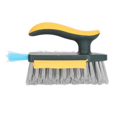 Imagem de Yinhing Escova de Purificação de Argamassa, Cabelo Em Forma de V Com Alça Ergonômica para Limpeza de Argamassa de Azulejo, Cabeça de Escova Pequena para Pisos e Paredes de Banheiro