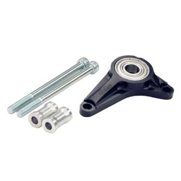 Imagem de GUANYMOTOR Acessórios de suporte de eixo de câmbio MSX125 compatíveis com Msx125 MSX 125SF Grom 2013-2019 estabilizador de câmbio CNC para motocicleta (preto)