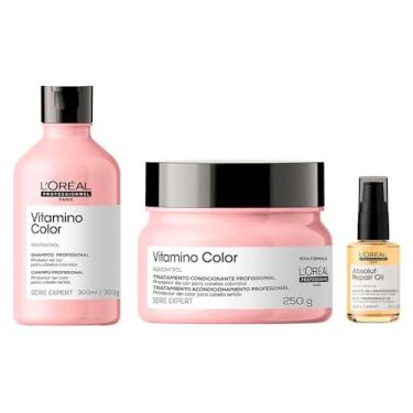 Imagem de Kit L'oréal Sérum Absolut Repair 30ml + Vitamino Color 2pçs