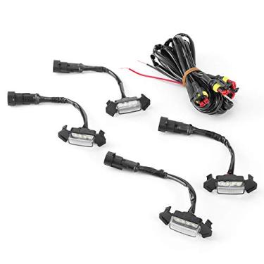 Imagem de KIMISS Luzes de Grade LED 4pcs 12V para 2016-2020 - Acessório de Visibilidade Aprimorada Com Várias Opções de Lentes (Estojo Branco)