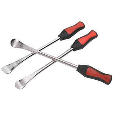 Imagem de Naroote Alavanca de Colher de Pneu de Aço Inoxidável, Ferramenta de Reparo de Bicicleta e Motocicleta para Trabalho de Manutenção, Kit de 3 Peças de 11" para Motocicleta/bicicleta