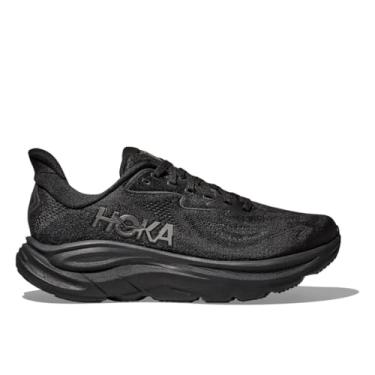 Imagem de HOKA Clifton 10 Tênis masculino, Preto/preto, 10 X-Wide