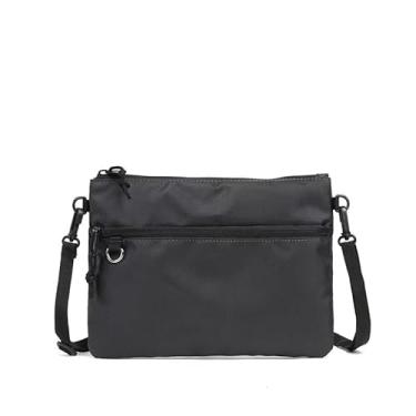 Imagem de Bolsa tiracolo masculina, durável, bolsa de ombro ajustável, Preto, Medium, Bolsa tiracolo masculina, durável, bolsa de ombro ajustável