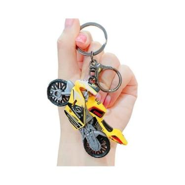 Imagem de Chaveiro De Metal Em 5 Cores Modelo De Motocicleta Unissex Fivela Redo