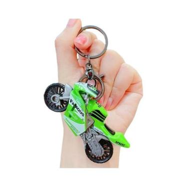 Imagem de Chaveiro De Metal Em 5 Cores Modelo De Motocicleta Unissex Fivela Redo