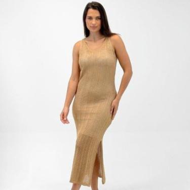 Imagem de Vestido Via Tricot Midi Regata em Tricot Feminino-Feminino
