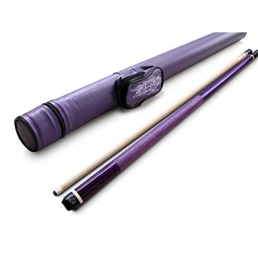 Imagem de Promoção de 49% - Champion ST Irish Wrap Purple Maple Pool Cue, Purple Fury Case, Champion Sport/Cuetec Glove, Modelo: ST-10, 590 g