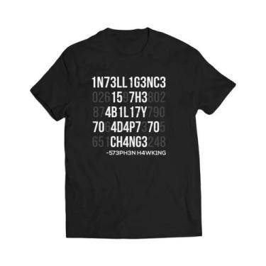 Imagem de Camiseta Masculina Engraçada Com Estampa Criativa De Geek, Camiseta De