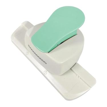 Imagem de oshhni Perfurador de Bordas de Papel Decorativo para Escritório e Casa, Ideal para Fazer Cartões de Felicitações, Envelopes de Festa e Scrapbooking, Verde