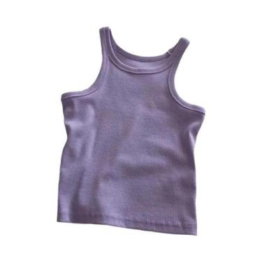 Imagem de Top Cropped Sexy Feminino Camisola De Verão Roupas Esportivas Pretas E