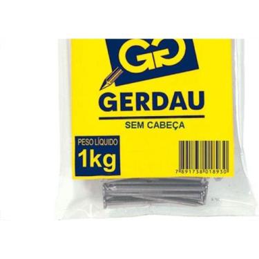 Imagem de Prego Gerdau Sem Cabeca 17X21 (3,00X48mm) (3,00X48mm) 1Kg, 1QUILO