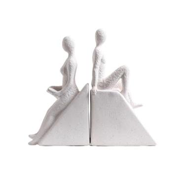 Imagem de Estante de cerâmica para casa enfeites simples estudo quarto TV armário artesanato decorações estante