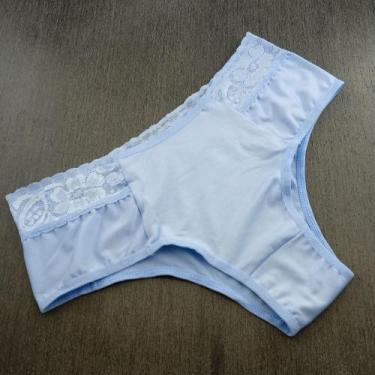 Imagem de Calcinha Liz Cor:Azul BebêTamanho:GG - Bela Morena, Azul bebê, GG