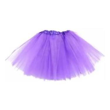 Imagem de Saia tule P/ festa Carnaval Bailarina e Fantasia 40cm comprimento - Se