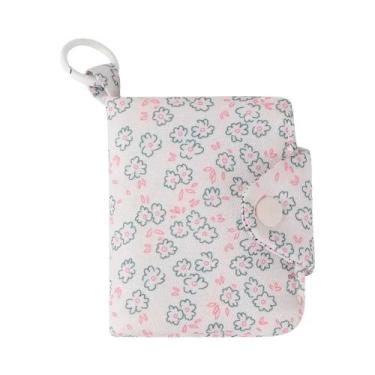 Imagem de Carteira Floral Coreana Para Meninas, Pequena E Bonita, Porta Moedas, 