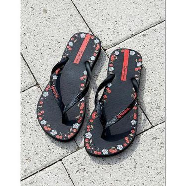 Imagem de chinelo Feminino Ipanema Oasis Macio Original antiderrapante, Preto fl