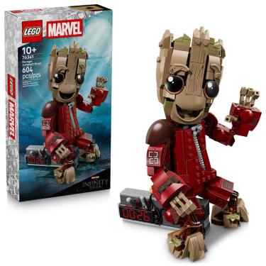 Imagem de Brinquedo de Montar LEGO Marvel Ravager Jumpsuit Groot 76341