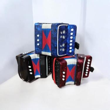 Imagem de Sanfona, Acordeon Infantil 3 Baixos - Fun Game