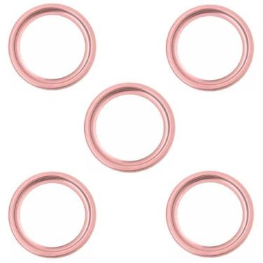 Imagem de Kit C/5 Porta Grelha Ralo Redondo 15x15 Suporte Inox Rose - Montelar A