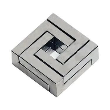 Imagem de Quebra-Cabeça De Metal Para Adultos E Crianças, Desafio De Lógica Inte