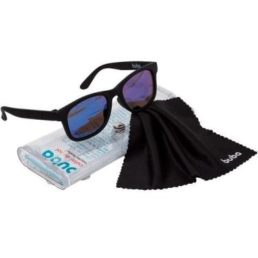 Imagem de Oculos de SOL para Bebe Infantil com Proteçao UVA e UVB Buba, Preto