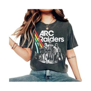 Imagem de Camisa Gráfica Unissex De Manga Curta Arc Raiders Video Game Tee 55ds 