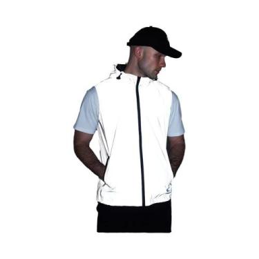 Imagem de Colete Refletivo Com Capuz Para Homens, Casual E Fino Para Primavera E