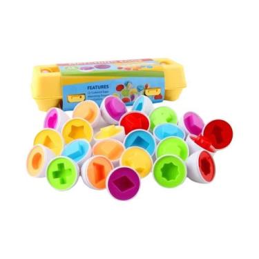 Imagem de Ovos Inteligentes Montessori, Brinquedos De Quebra-Cabeça 3D Para Cria