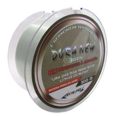 Imagem de Linha Monofilamento Dura New Soft 0,33mm 300m Amarela Azul Green - Art