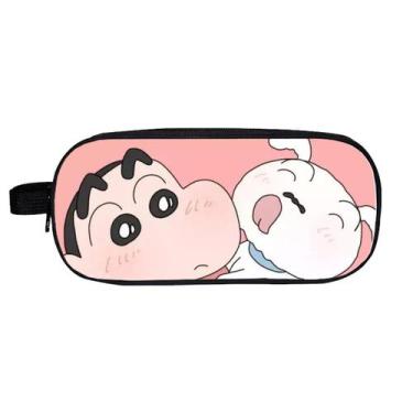 Imagem de Bolsa de lápis Shins chans Anime Pencil Box Big Capacity - yiweisai