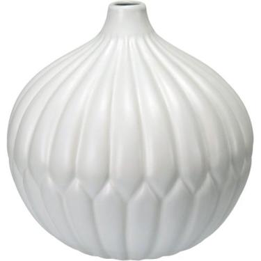Imagem de VASO DECORATIVO ENFEITE CASA HOME&CO CERÂMICA 20x20x20cm BRANCO