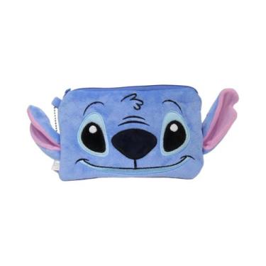 Imagem de Bolsa De Cosméticos De Pelúcia Lilo & Stitch Para Meninas, Mini Cartei
