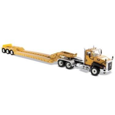 Imagem de Miniatura Caminhão Plataforma 1/50 Cat CT660 Day Cab, Amarelo