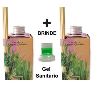 Imagem de 2 Difusor Vareta Alecrim Capim Aromatizador Ambiente Casa Perfume 280m