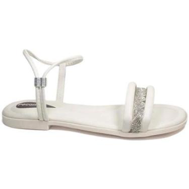 Imagem de Sandália Infantil Pé Com Pé Rasteira Amarillis Menina 37212-1532-Feminino